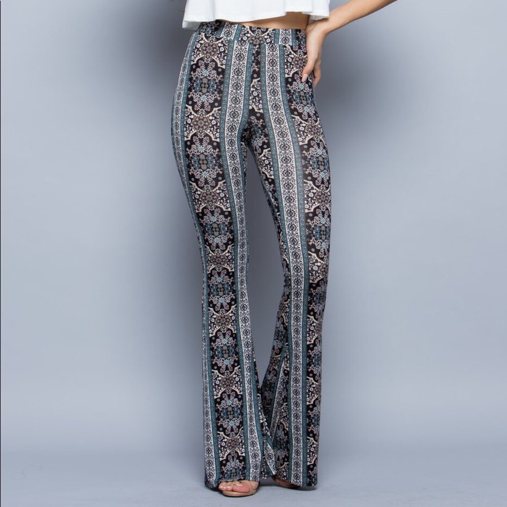 Bohemian flare pants